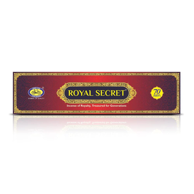 Cycle Royal Secret Premium Masala Agarbatti From Pure, Traditionally Crafted Incense Sticks For Special Occasions, Festivals, An Exclusive Fragrance Experience - Pack Of 2 (20 Sticks Per Pack)