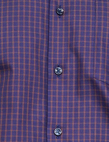 Van Heusen Men's Striped Slim Fit Shirt (VHSFRSLBW08297_Multi-Purple 42)