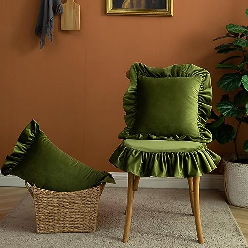 CALANDIS® Dining Chair Cushion Soft Outdoor Patio Cushion for Bedroom Dining Room Home Light Green | 1 Dining Chair Cushion