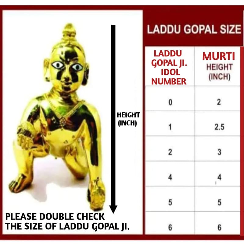 Laddu Gopal Ji Woolen Blanket/Kambal/Rajai for Winter (Laddu Gopal Blanket) (2 Piece) Random Colour (Size 0,1,2,3 no. Thakur ji) Size (8by10 inch)