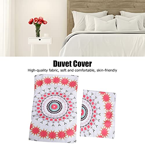 Bedding Set, Polyester Fiber Printing Pattern Wide Application Quilt Cover Durable Skin Friendly for Bedroom for Household(200 * 200)