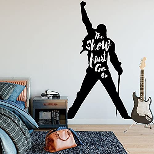 GADGETS WRAP Vinyl Decal Sticker Large Queen Freddie Mercury Singer (Item Finish Size : 88cm x 54cm)