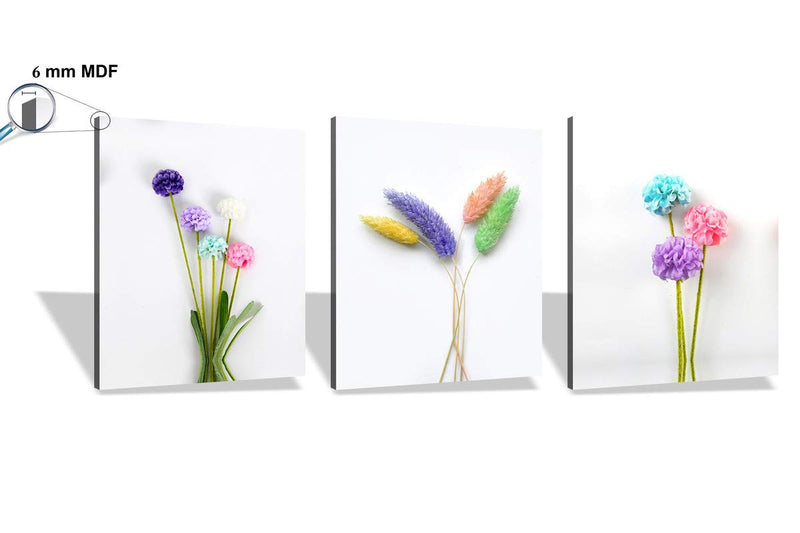 SAF paintings Flower Multieffect UV Textured 6MM MDF Home Decorative Gift Item Painting 12 inch X 27 inch AANFC12063