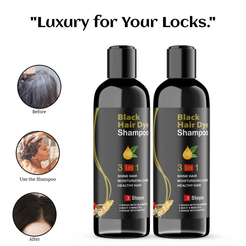 BD BLOSDREAM Black Hair Shampoo 3 in 1-100ml (Pack of 2)