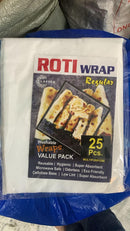 Roti Wrap Washable Reusable Paper (Pack of 25)