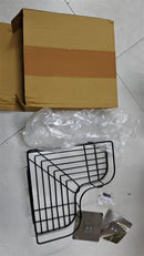 Corner Rack-Stainless Steel Self Adhesive Bathroom Shelf Corner Rack for Kitchen & Bathroom Shelves Bathroom