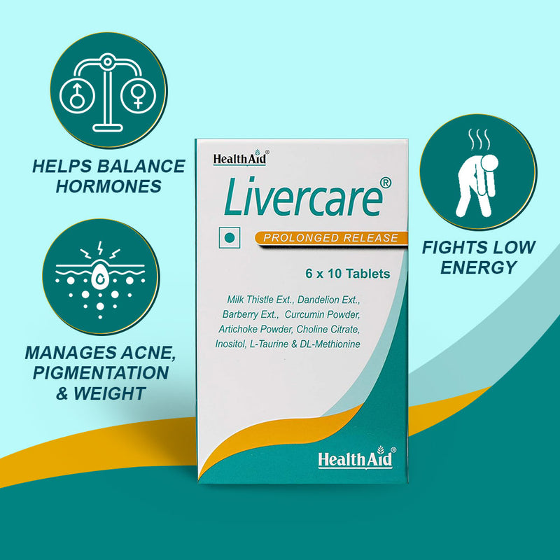 HealthAid I Livercare I Prolonged Release I 60 Tablets