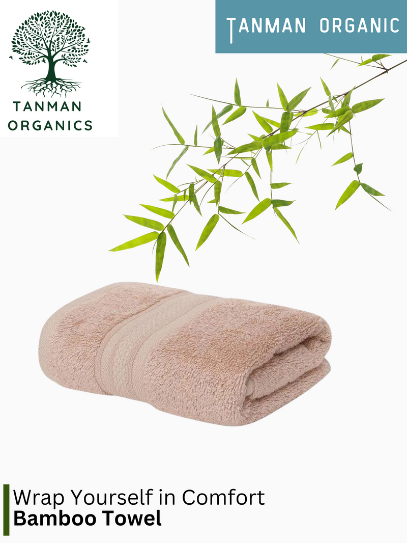 Tanman Organics Bamboo Fiber Bath Towel  - Beige