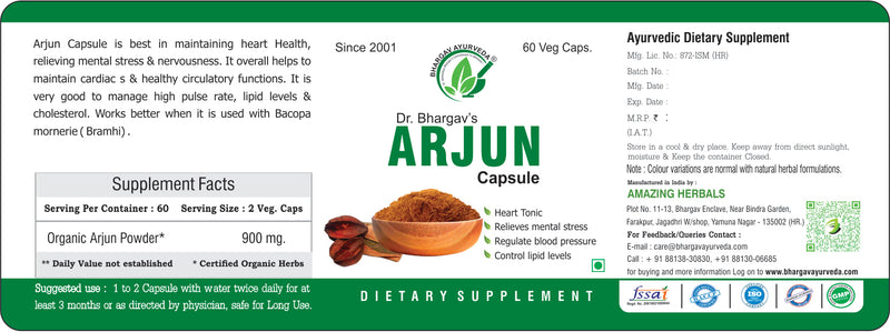 Dr.Bhargav's Livo Detox 60 Capsule & Arjun 60 Capsule