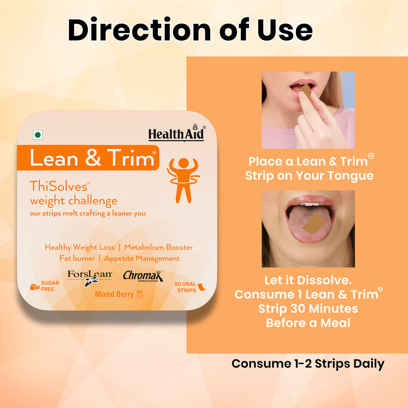 HealthAid I Lean & Tirm I Thi Solves I 30 Oral Strips