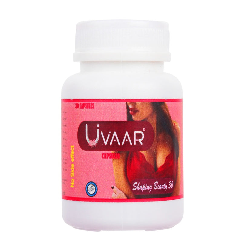 Uvaar I Breast Oil for Women I 60 ML & 30 Capsules