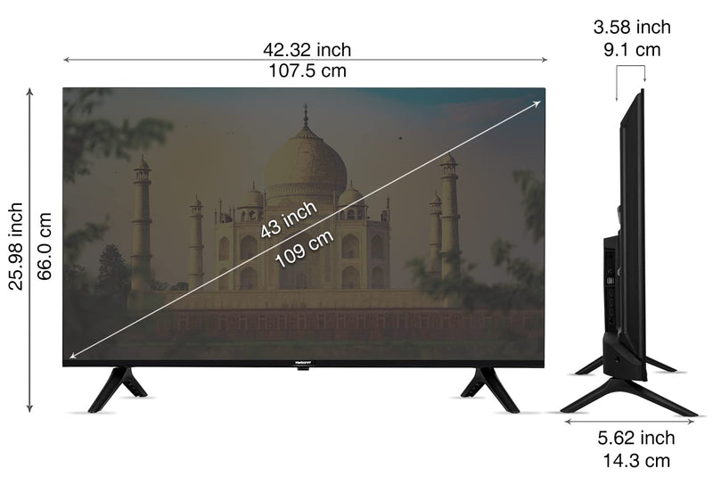 Karbonn 109 cm (43 inches) Karnival Series 4K Ultra HD Smart Android IPS LED TV KJS43ASUHD (Black)