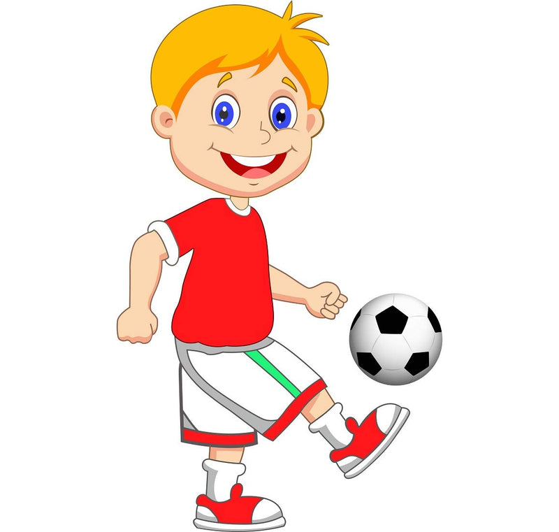 Tuffuk Kids Football Large Vinyl Wallstickers for Home Decorations (60 cm x 90 cm)5TZ117