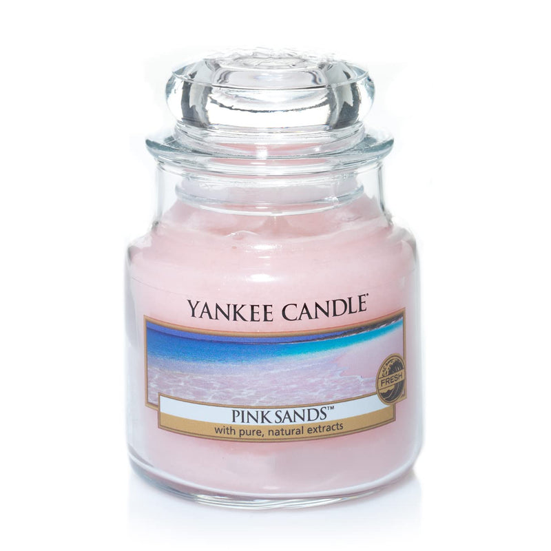 Yankee Candle Classic Jar Scented Candles - Pink Sands and Red Raspberry, 248 g (Pack of 2)