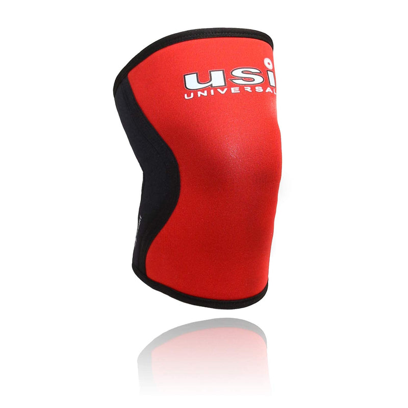 USI UNIVERSAL Knee Sleeve, KS7 Knee Support (Pack of 1 Pair, 7mm Thickness) For Fitness Cross Training, Knee Injury, Knee Compression Sleeve Support for Pain Relief, Fitness, Weightlifting (LARGE)