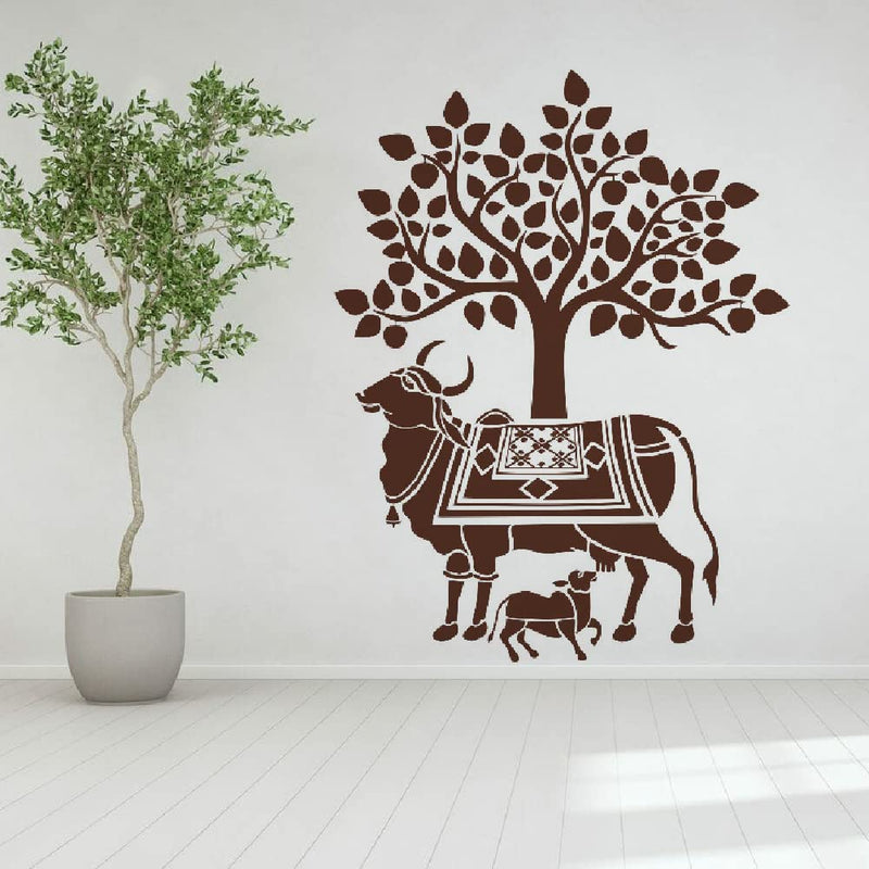 Wallzone Gomatha Large Vinyl Wallsticker for Kids/livingroom/Home Decoration (110 cm x 80 cm)