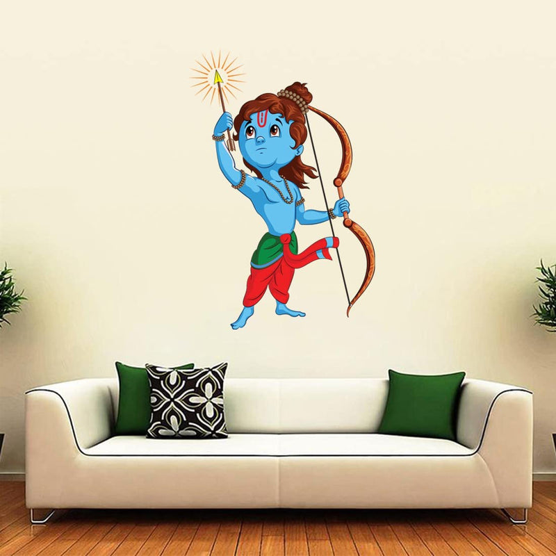 god & god's Large Wall Sticker JUST Peel & Stick Size 50 or 60 cm Pack of 1 (Code GS740