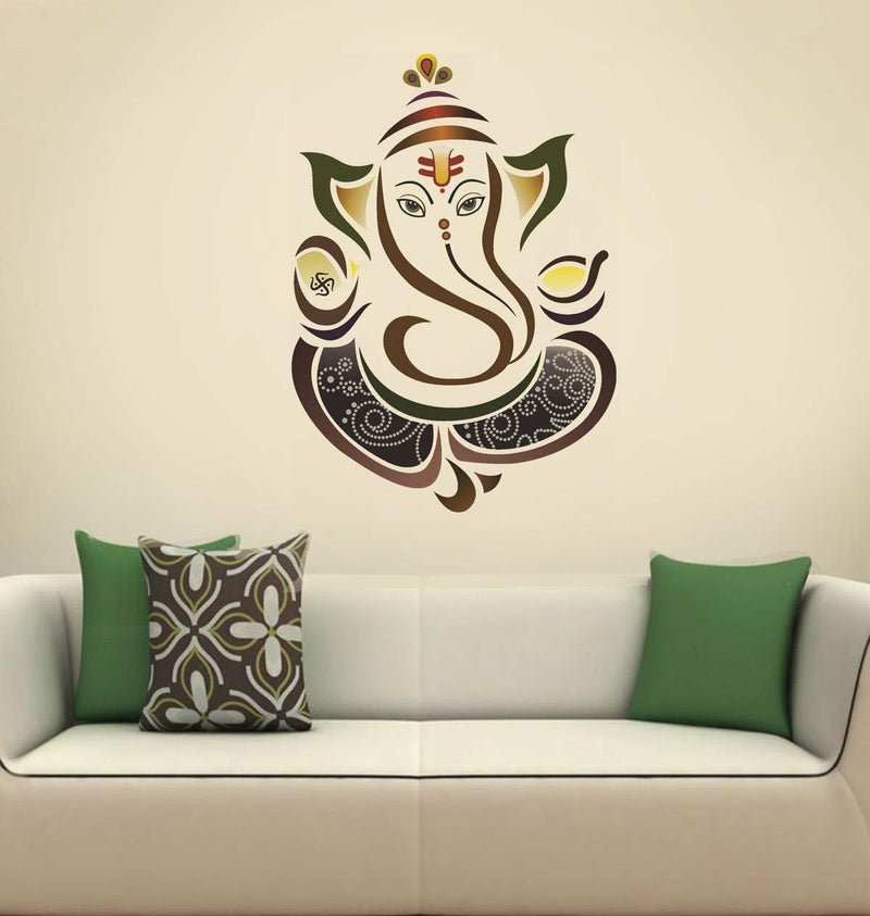 GADGETS WRAP 'Modern Elegant Ganesha God' Wall Sticker