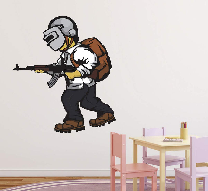 Tuffuk Pubg Gamer Large Vinyl Wallstickers for Home Decorations(70 cm x 80 cm)4TZ296