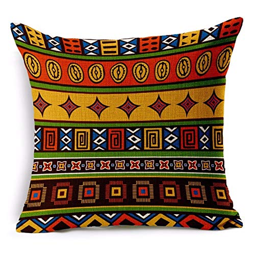 AEROHAVEN™ Set of 5 Decorative Hand Made Jute Throw/Pillow Cushion Covers - (16 X 16 INCHES)