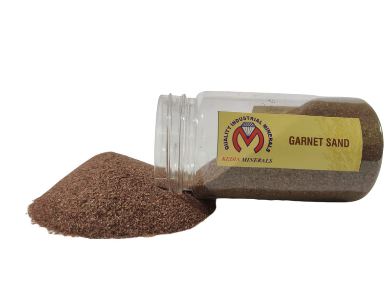 Kedia Minerals Garnet Sand | for Sand Blasting | Water Jet Cutting | Sand Paper | Water Filteration |(5 KG)
