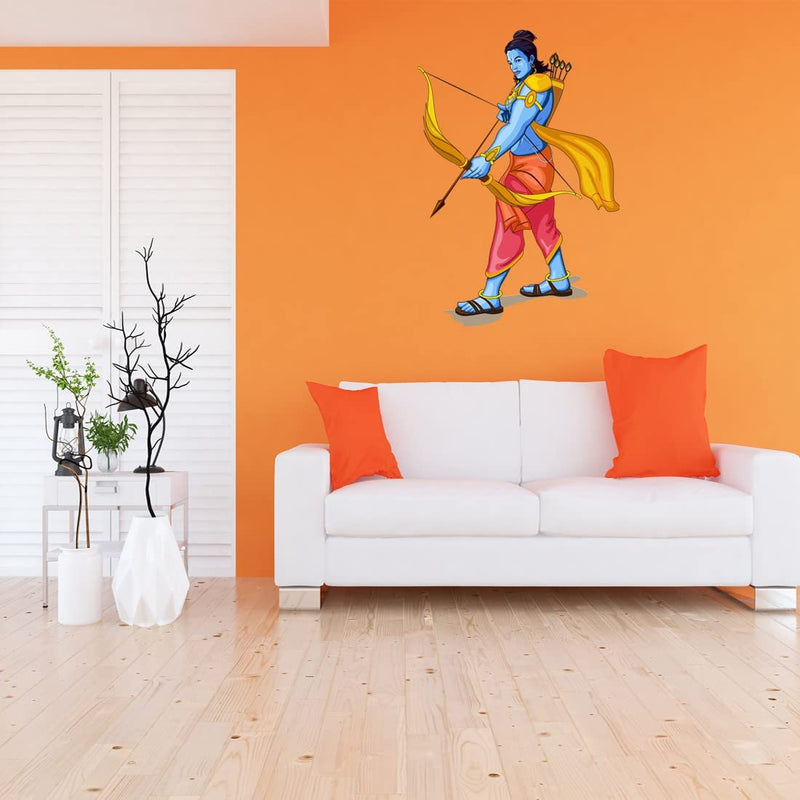 god & god's Large Wall Sticker JUST Peel & Stick Size 50 or 60 cm Pack of 1 (Code GS1739