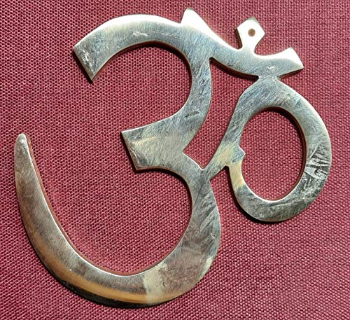 VSP VASTU SAMADHAN Brass Wall Hanging OM Vastu Dosh Nivaran, Religious Sculpture,for PUJA,for Home Decoration (4 Inch) (120 Gram)