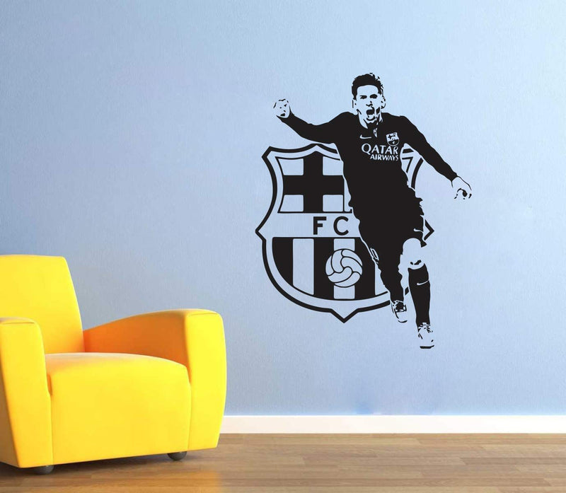 Sticker Studio Barcelona Wall Stickers & Decal (PVC Vinyl, Size- 58 Cm X 46 Cm)