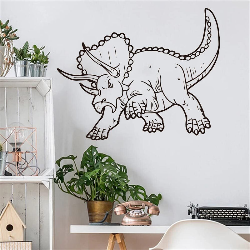 GADGETS WRAP Vinyl Decal Sticker Triceratops Prehistoric Dinosaur (Item Finish Size : 70cm x 57cm)