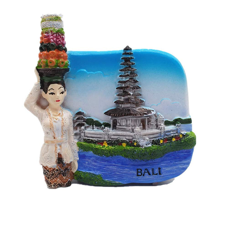 Bali Island Indonesia 3D Fridge Magnet Travel Souvenir Gift Home & Kitchen Decoration Magnetic Sticker Bali Indonesia Refrigerator Magnet