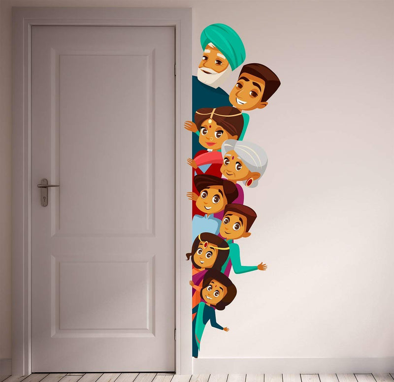 Tuffuk Family Large Vinyl Wallstickers for Home Decorations(120 cm x 30 cm)5TZ383