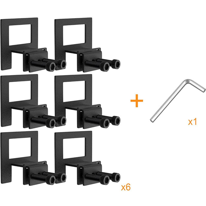 ATORSE® 6Pcs Mattress Retainer Bar Bracket for Metal Frame Non Slip Mattress Gaskets