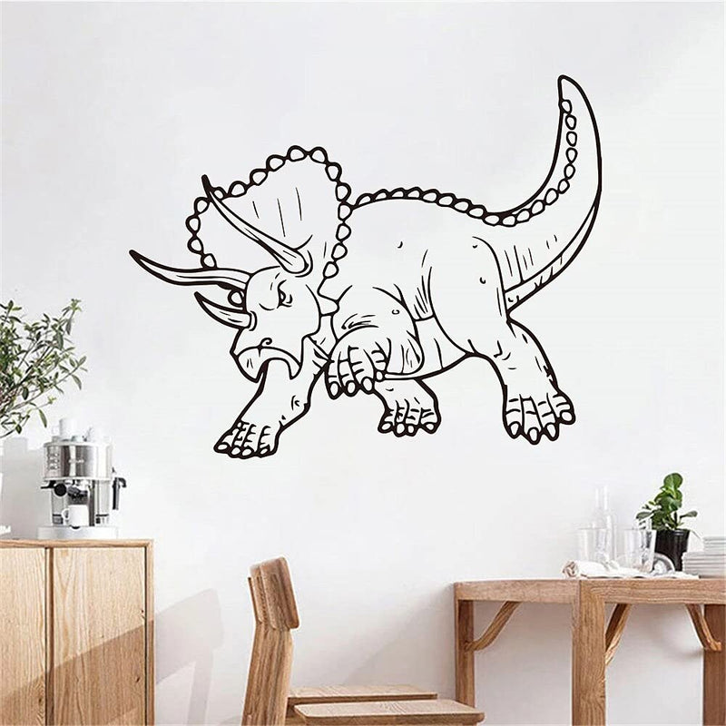 GADGETS WRAP Vinyl Decal Sticker Triceratops Prehistoric Dinosaur (Item Finish Size : 70cm x 57cm)