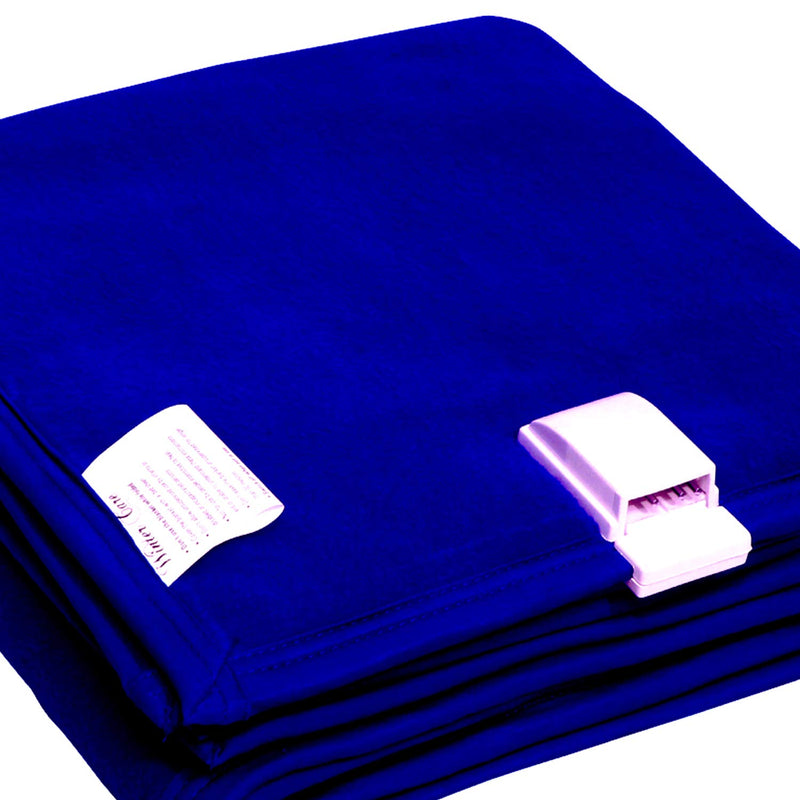 Winter Care Double Bed Luxury Electric Blanket (Blue 72 X 60 Inches) Entirely Made in India