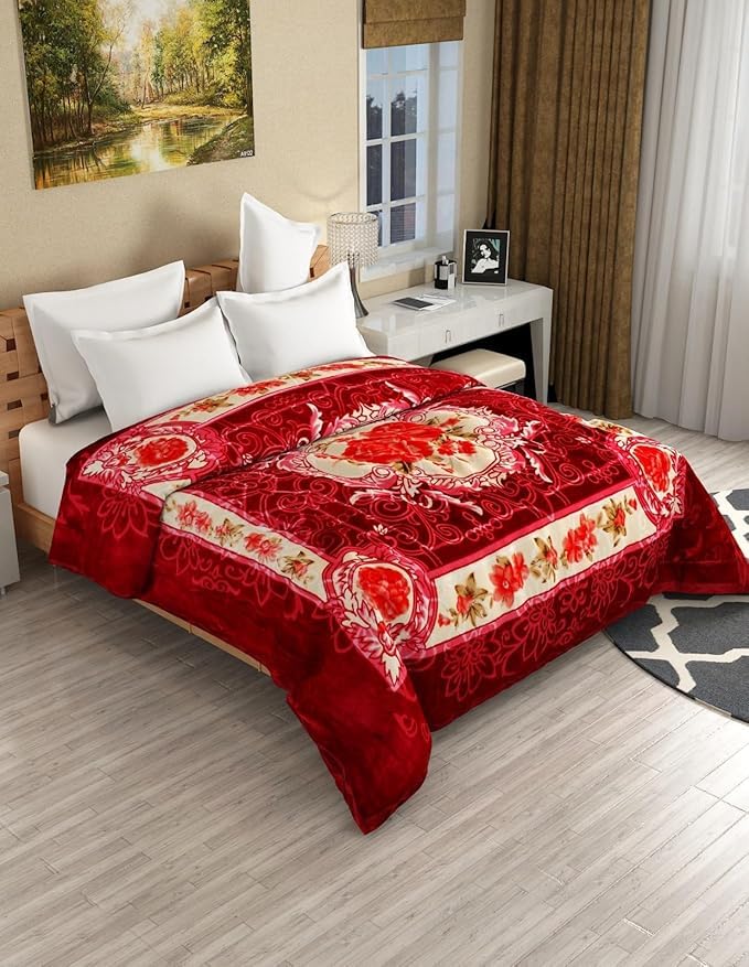 ALCITIC HOME Mink Double Bed Blanket Super Soft 300 Tc.