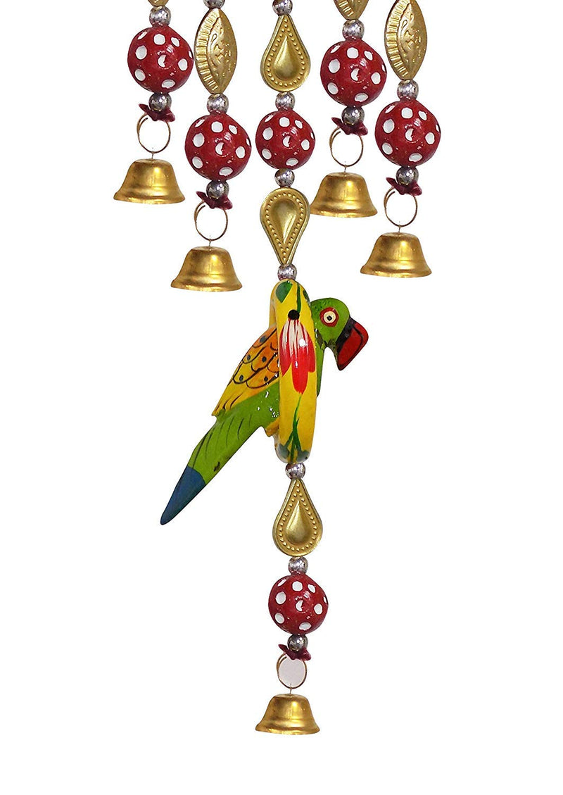 Verbier Wind Chimes for Home Balcony Hanging Toran Door Hanging Bell Antique 25 Gram Pack of 1 (Model 1)