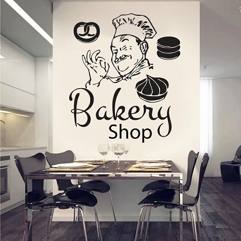 GADGETS WRAP Vinyl Bakery Shop Sign Wall Sticker Vinyl