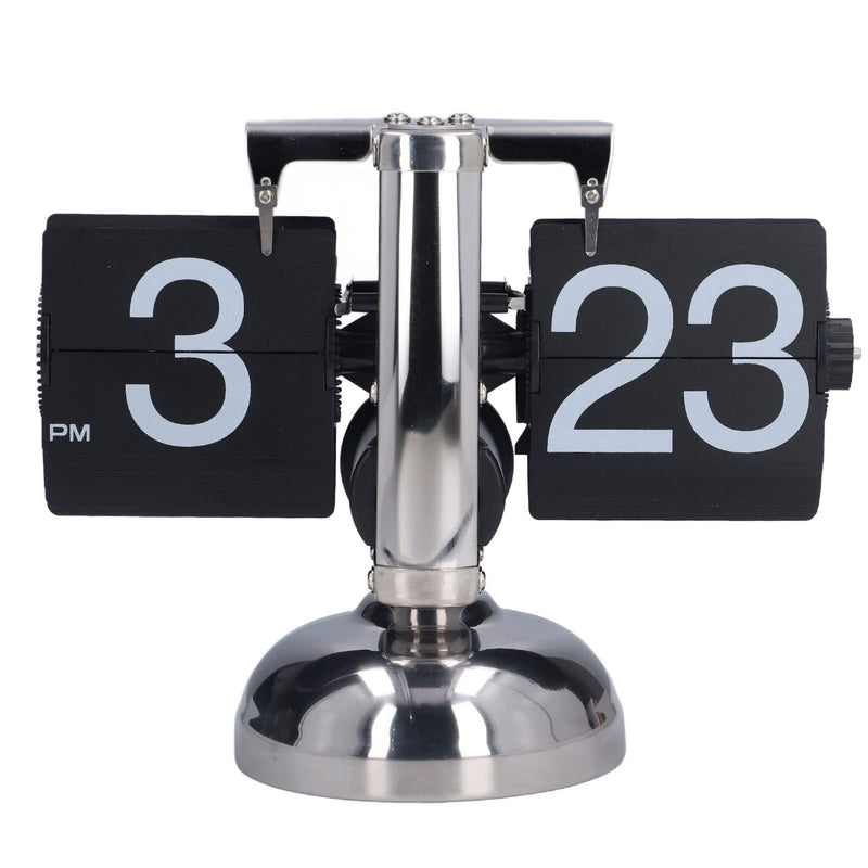 Flip Desk Clock, Unique Fashionable Accurate Time Retro Digital Flip Down Clock for Home Decoration for Gifts for Office