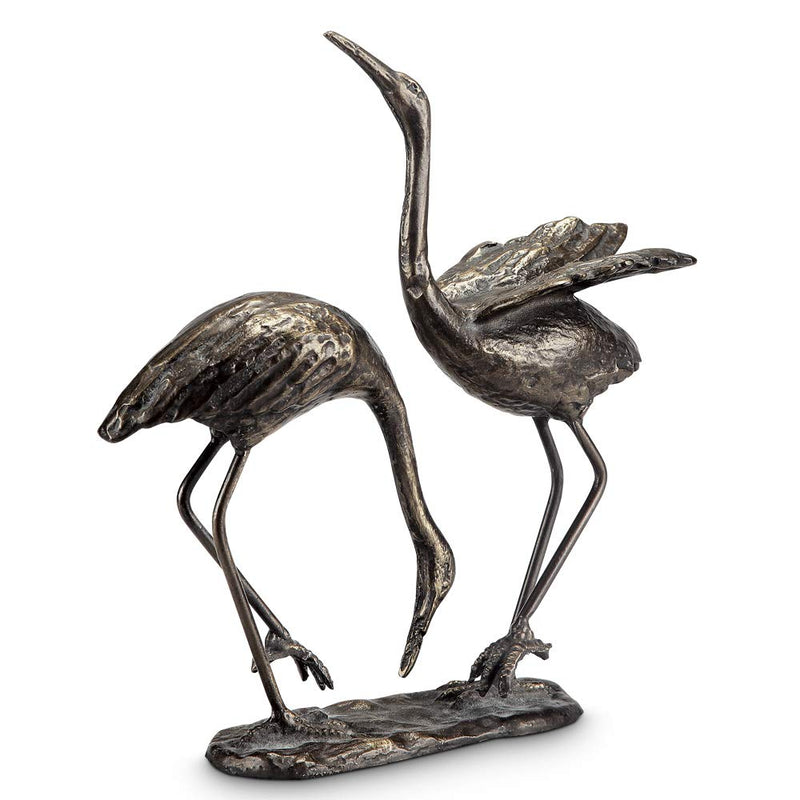 SPI Cast Iron Egret Sculpture