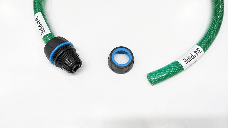 Dolphy 3/4" to 3/4" Garden Water Hose Connector, Pipe to Pipe Quick Connectors for Hose Pipe, Plastic