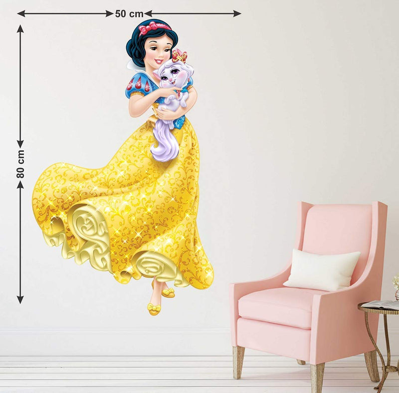 Tuffuk Princess Large Vinyl Wallstickers for Home Decorations (50 cm x 80 cm)5TZ315