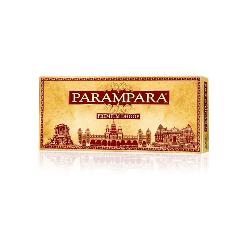 Cycle Pure Parampara Premium Dhoop for Puja, 400 GM, Pack of 4 (100g Each) | Long Lasting Natural & Guggul Fragrance | Wet Dhoop Batti for Havans, Festivals & Other Rituals | Made with Pure Ghee