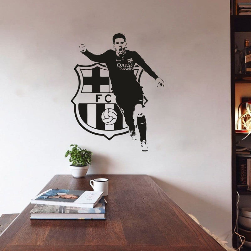 Sticker Studio Barcelona Wall Stickers & Decal (PVC Vinyl, Size- 58 Cm X 46 Cm)