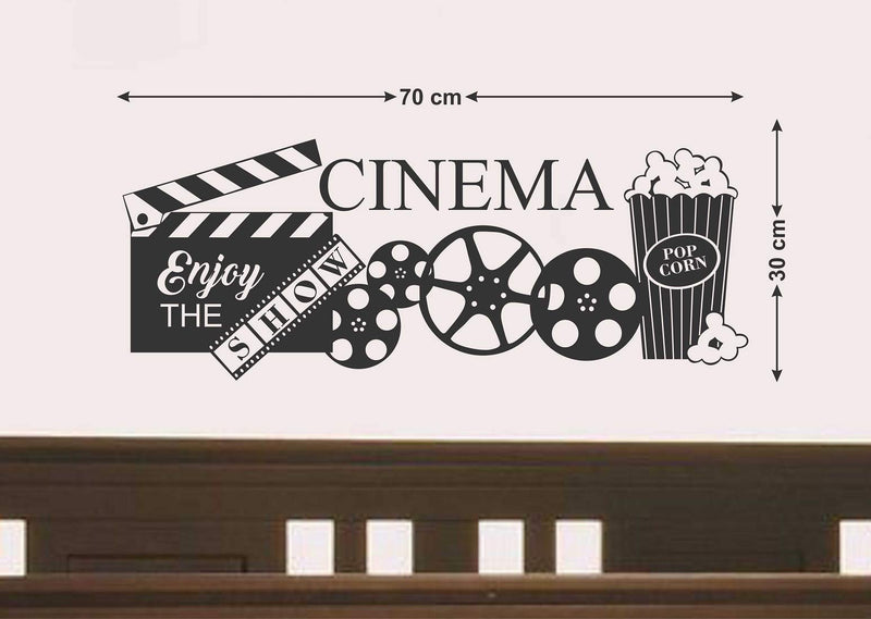 Tuffuk Cinema Large Vinyl Wallstickers for Home Decorations(70 cm x 30 cm)4TZ266