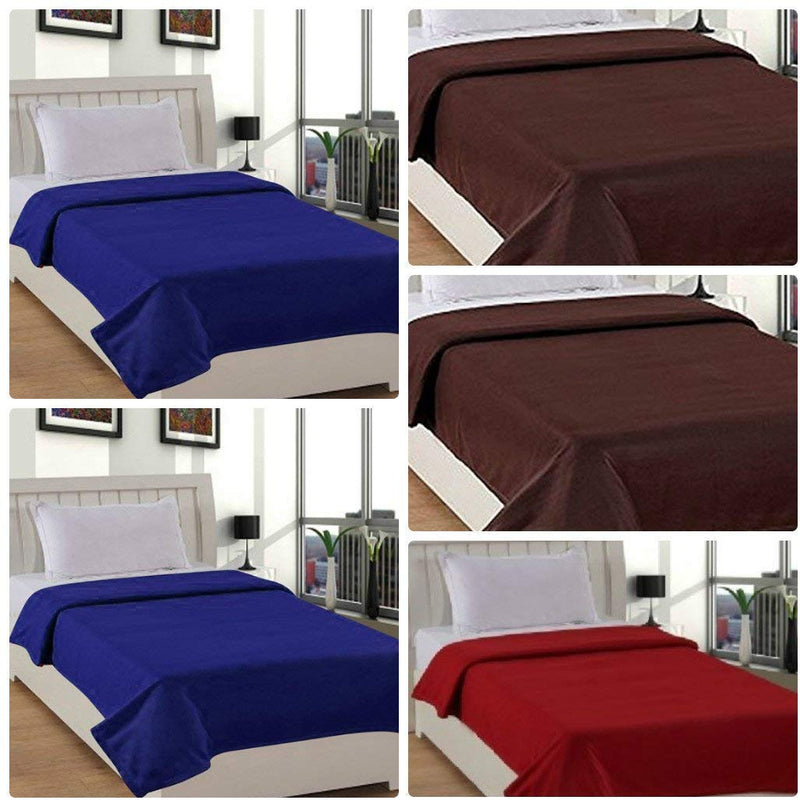 This is a polar fleece single blanket, light in weight but very effecting in chilling winter. Donate to one around you who need them. We offer special price in turn to our social responsibility. Set of 5 pieces.