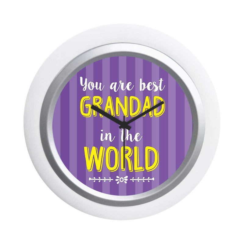 Yaya Cafe You are The Best Grandad in The World Desk Clock for Grandfather - 6x6 inches