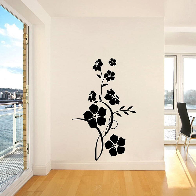 GADGETS WRAP Vinyl Decal Sticker Modern Flowers (Item Finish Size : 66cm x 42cm)