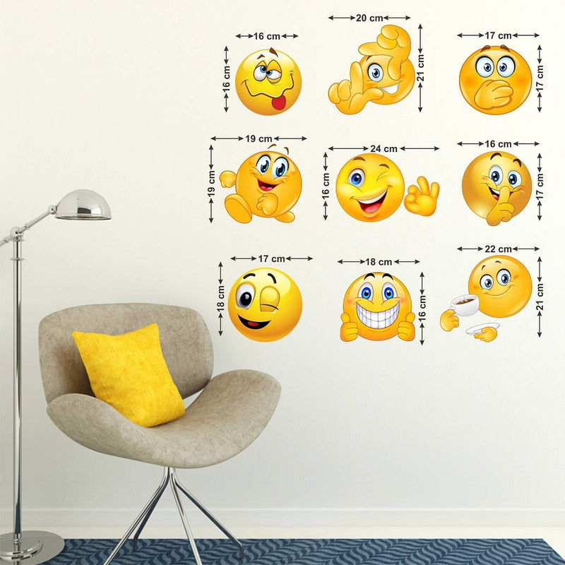 Tuffuk Smile Large Vinyl Wallstickers for Home Decorations(49 cm x 4.2 cm x 4.2 cm)5TZ066