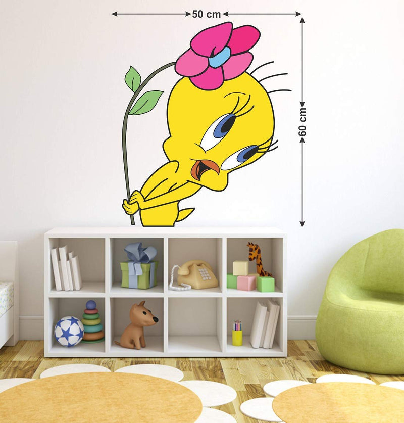 Tuffuk Cartoon Duck Large Vinyl Wallstickers for Home Decorations(50 cm x 60 cm)4TZ156