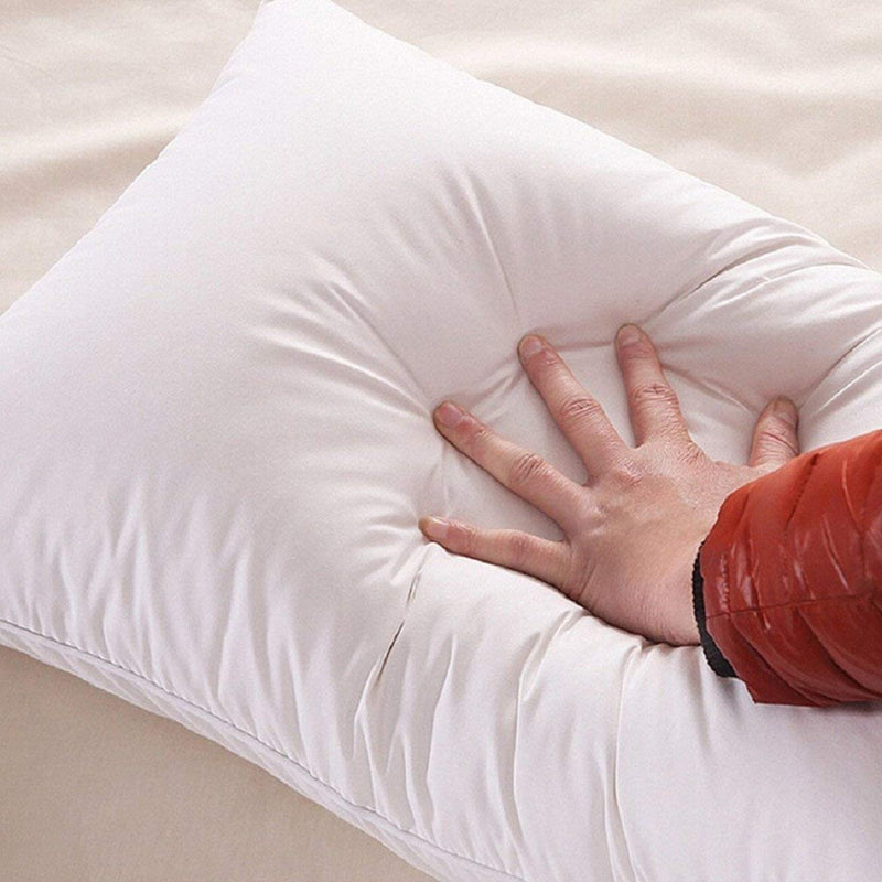 Cushio® White Fibre Pillow - 27"x16" (Set of 4) - Enhance Your Sleep Quality Wake Up Refreshed